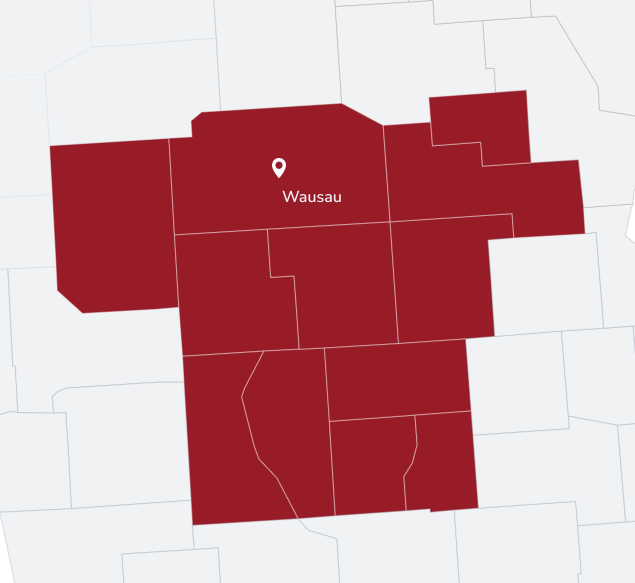 Northwest Wisconsin Map
