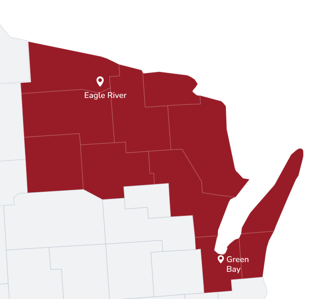 Northwest Wisconsin Map